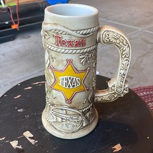 Budweiser Stein CS52 Texas Stein From 1981.  Approximately 8" tall